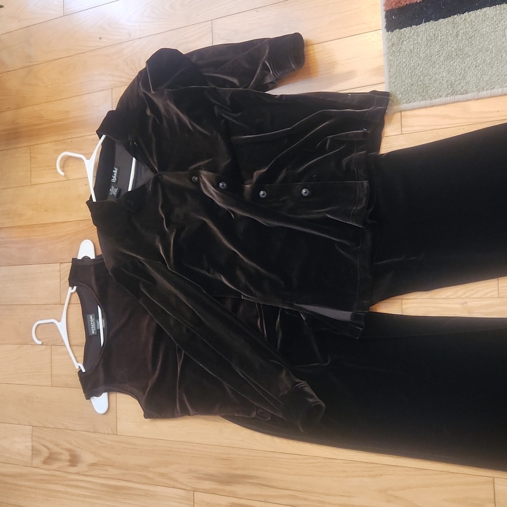 3 Piece Pant Set Velour - Picture 6 of 6